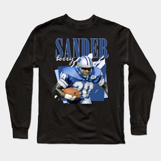 barry sanders - sanders Long Sleeve T-Shirt by LegendDerry